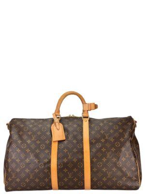 LOUIS VUITTON - Monogram Keepall 55 Bandouliere Bag