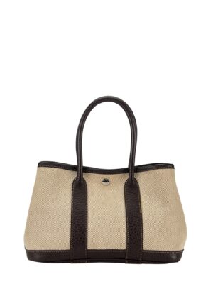 HERMES - Garden Party 23 Beige Toile TTPM Handbag