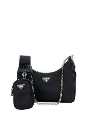 PRADA - Black Re-Edition 2005 Re-Nylon bag 3 in1