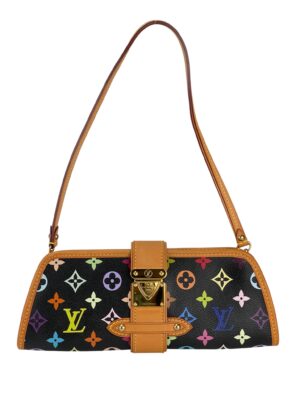 LOUIS VUITTON - Shirley Bron 2way Bag Black Monogram Multicolor M40050